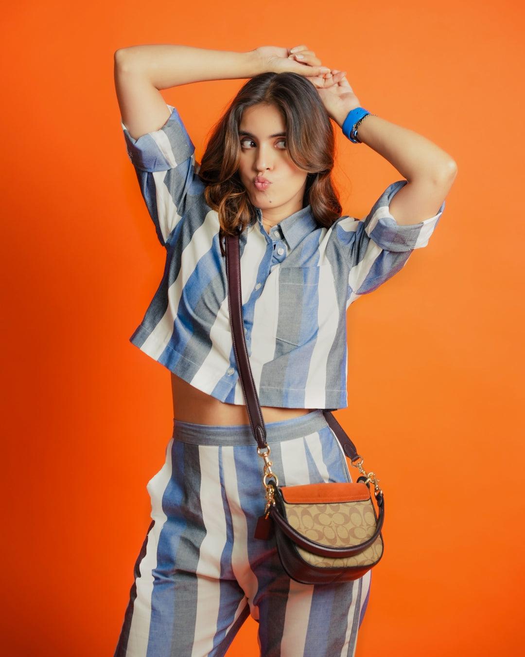 Aviva Pant - Striped Pant