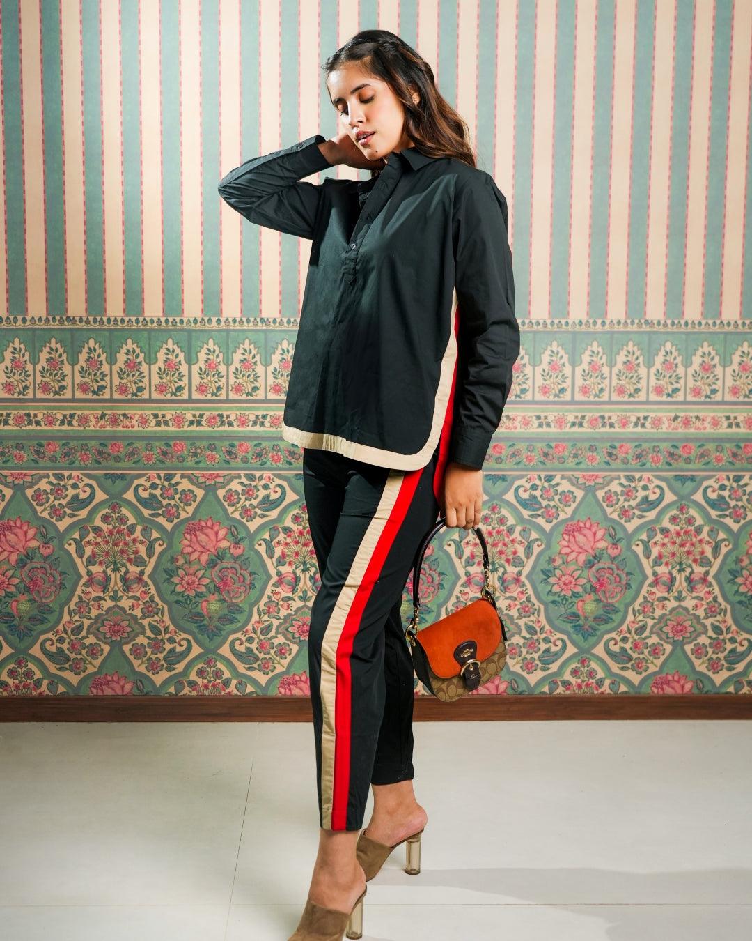 Neo Set – Black Long Sleeve Shirt & Pants