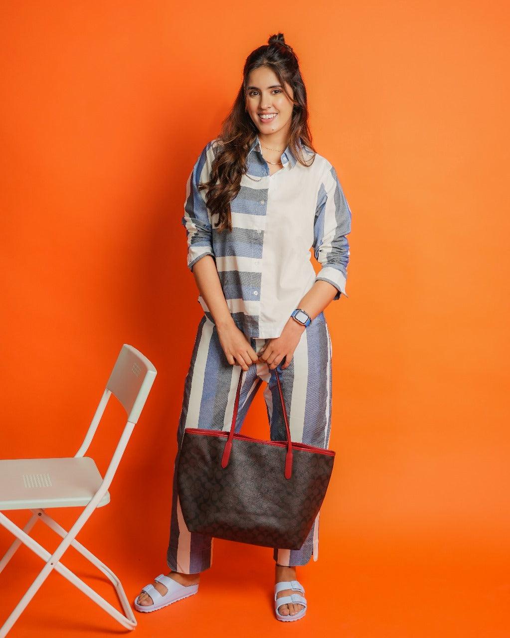 Ivy Set – Striped Co-ord